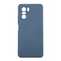 Чехол силиконовый Silicon Cover для Xiaomi Poco F3 (Синий)