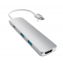 Отзывы владельцев о Переходник Satechi Slim Aluminum Type-C Multi-Port Adapter USB Type-C, 2хUSB 3.0, 4K HDMI (Серебряный)