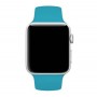 Ремешок Sportband для Apple Watch 38/40/41mm силиконовый (Голубой)