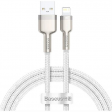 Кабель Baseus USB METAL lightning 1m (Белый)