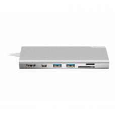 Адаптер ALOGIC Premium Ultra USB-C Dock PLUS - Silver