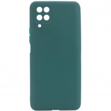 Чехол силиконовый Nano для Samsung A22/М22/M32 (Темно-зеленый)