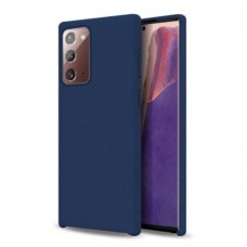 Чехол силиконовый Silicon Cover для Samsung Note 20 (Синий)
